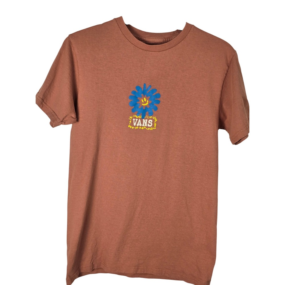 Vans Classic Fit Rose Graphic T-Shirt Nourishing The Sole Sm Streetwear Skater